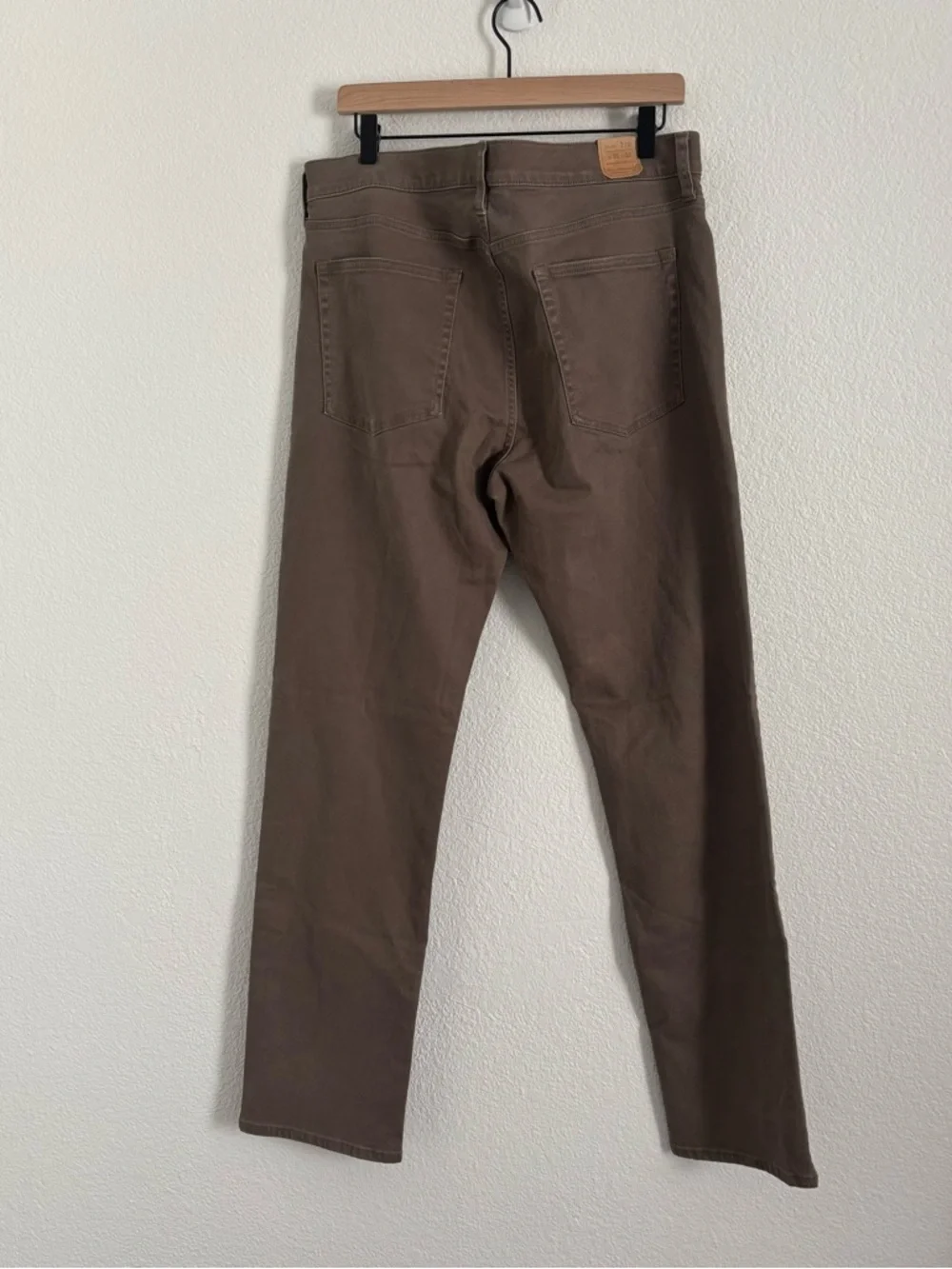 NWT J. Crew Men's Size 35x32 Brown 770 Straight 5-Pocket Stretch Pant